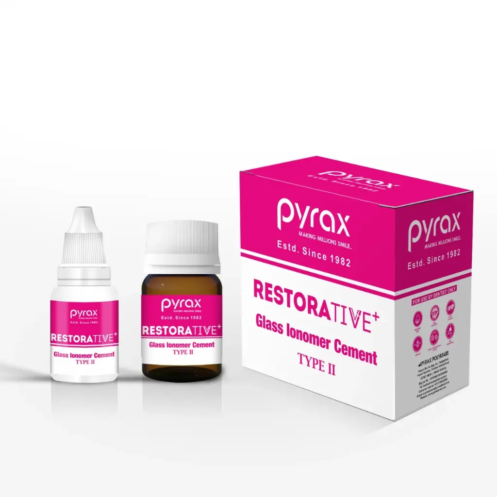 PYRAX High Quality Glass Ionomer Cement Type 2 Restorative +