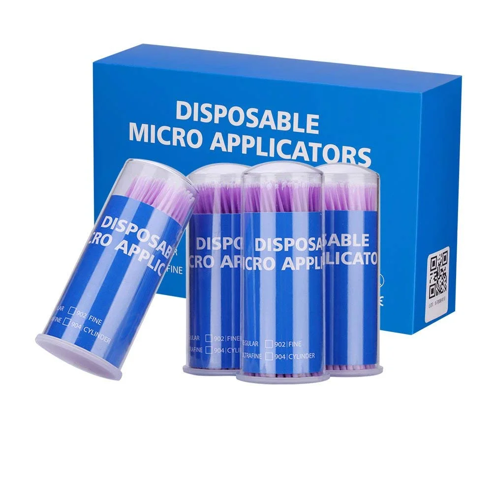 DENTAL APPLICATOR TIPS (BLUE, REGULAR) 100 Tips