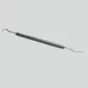 Polodent DENTAL PROBE EXPLORER DOUBLE ENDED 6 MM SOLID NO SLIP HANDLE. POINTED TIPS